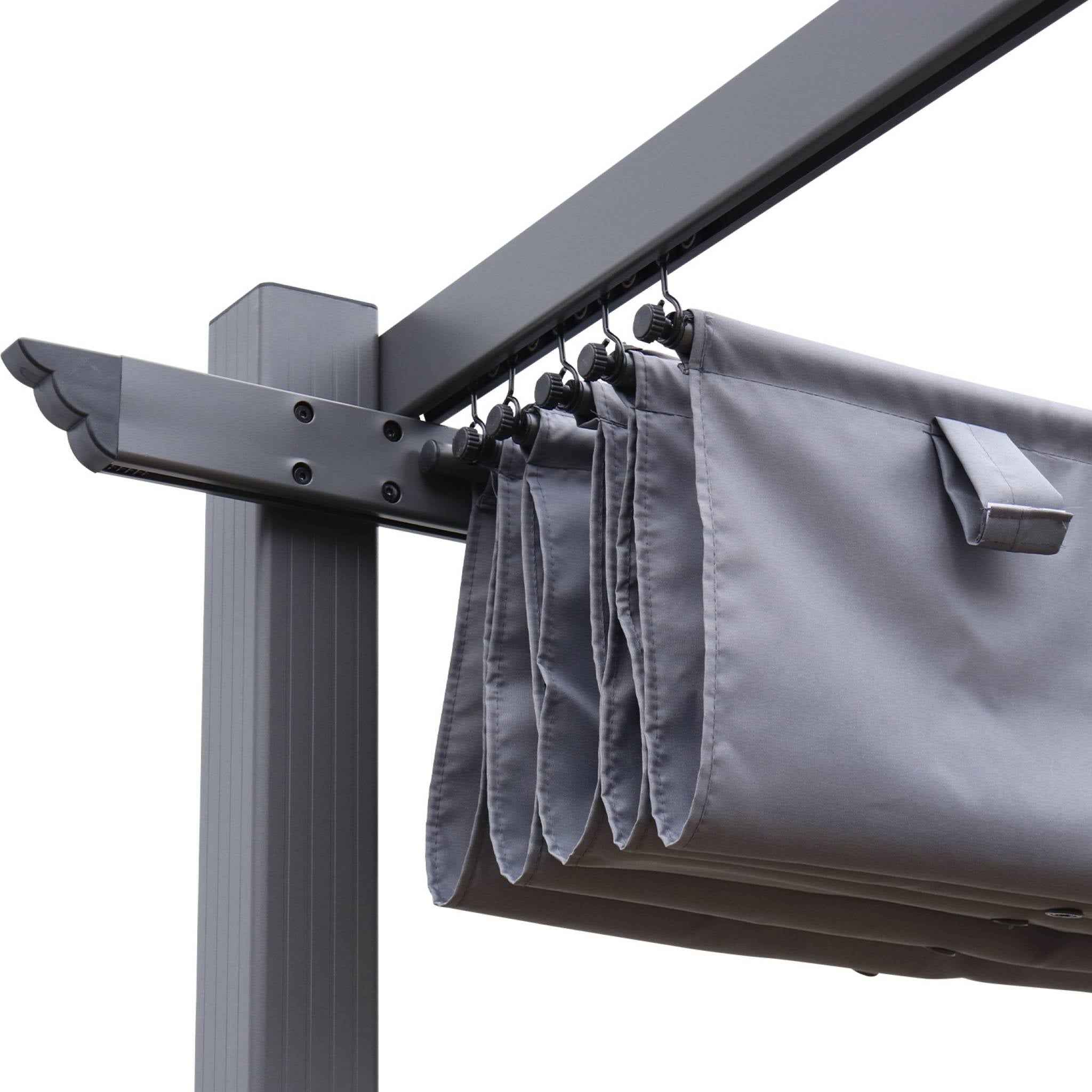 Copertura del tetto a pergola isla 3x3m, grigio