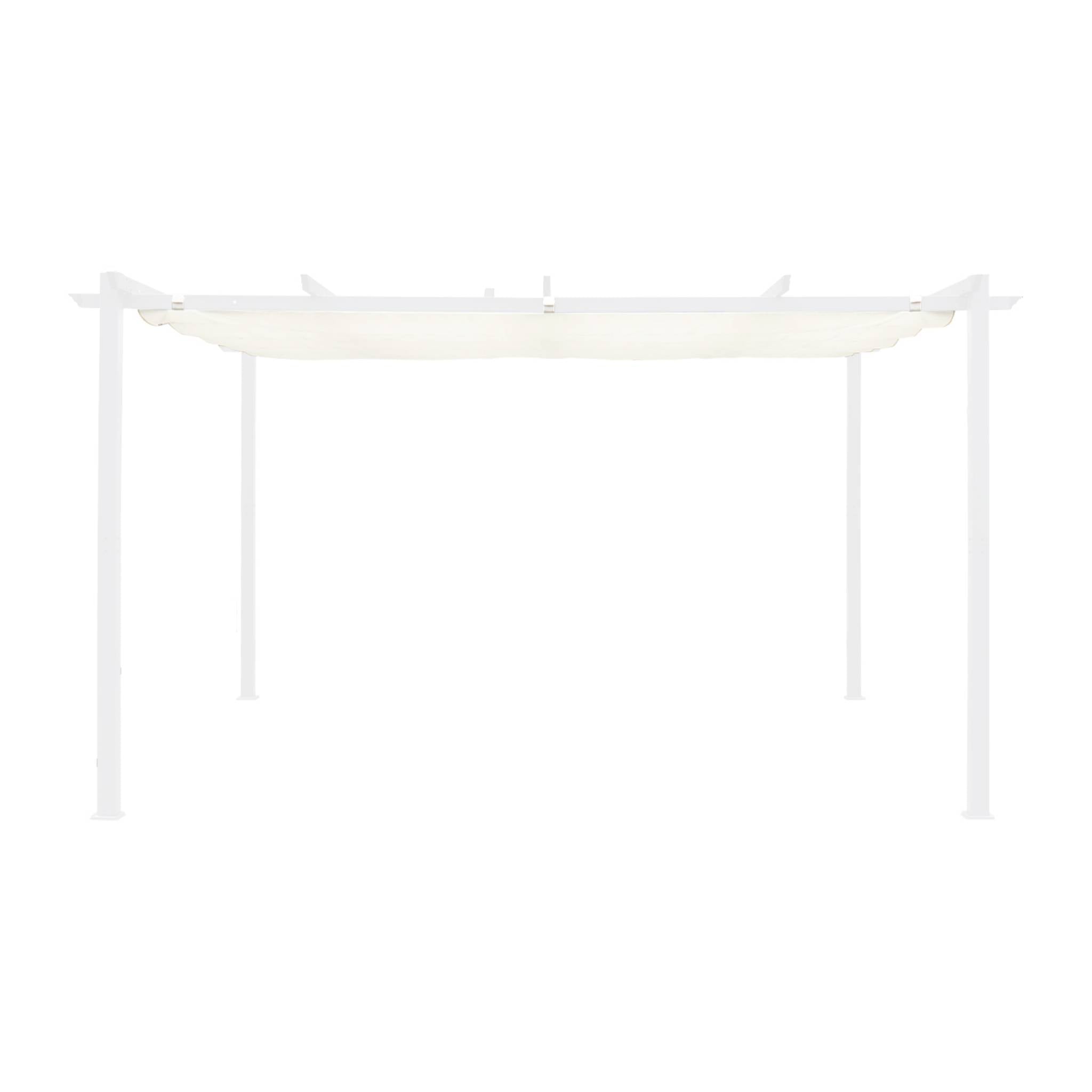 Copertura del tetto per pergola isla 3x4m, ecrù