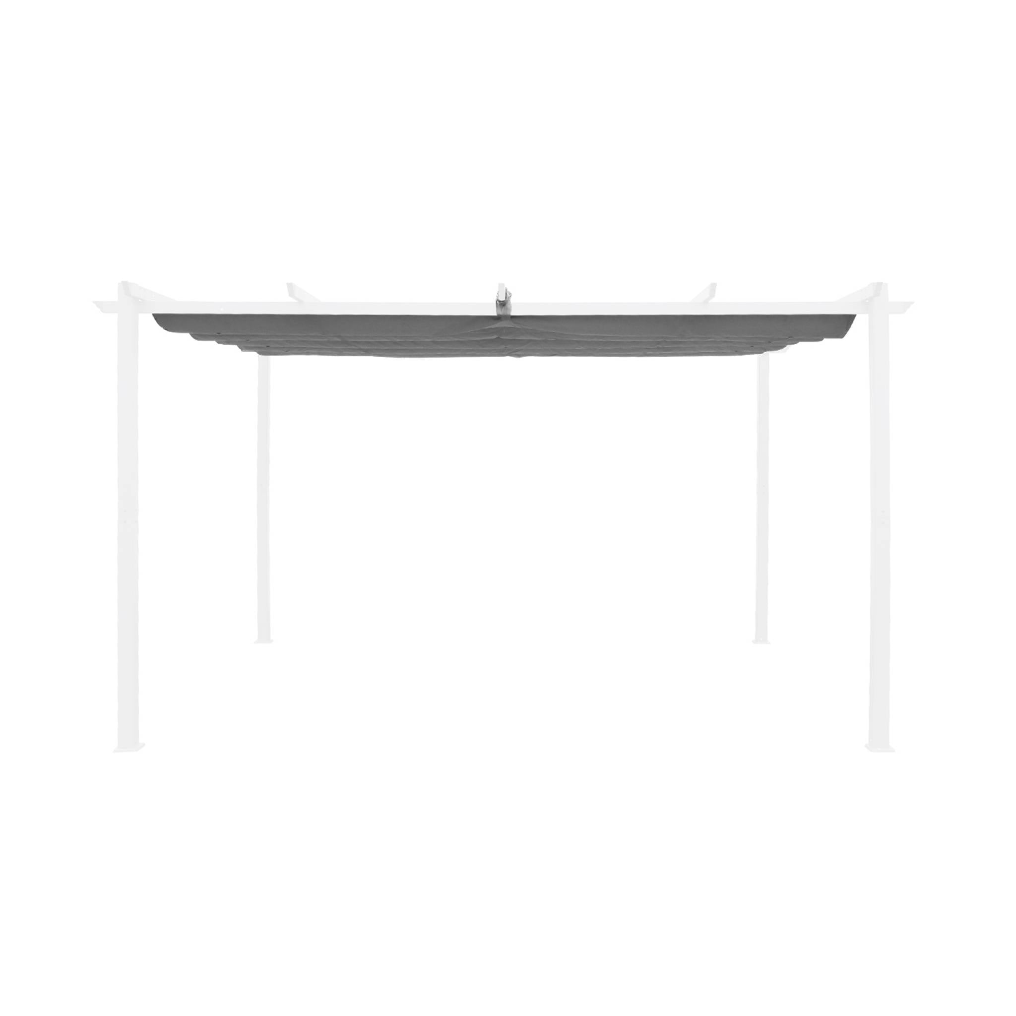 Copertura del tetto per pergola isla 3x4m, grigio