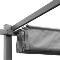 Copertura del tetto per pergola isla 3x4m, grigio