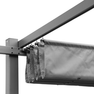 Copertura del tetto per pergola isla 3x4m, grigio