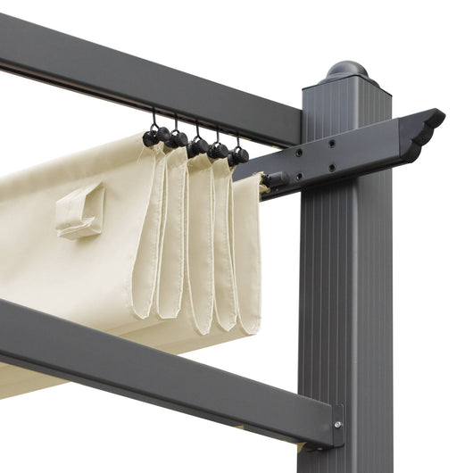 Tela del tetto per pergola 3x4m, ecrù