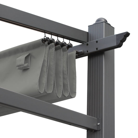 Tela del tetto per pergola 3x4m, grigio