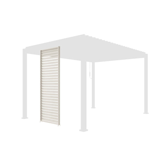 Persiana in alluminio da 100cm per pergola a lamelle triomphe, beige