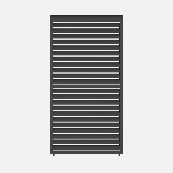 Persiana a lamelle orientabili 130cm per pergola triomphe, antracite