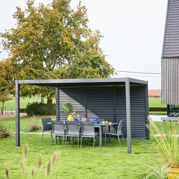 Persiana a lamelle orientabili 130cm per pergola triomphe, antracite