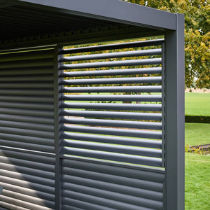 Persiana a lamelle orientabili 130cm per pergola triomphe, antracite