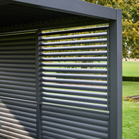 Persiana a lamelle orientabili 130cm per pergola triomphe, antracite