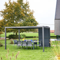 Persiana a lamelle orientabili 130cm per pergola triomphe, antracite