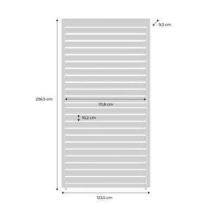 Persiana a lamelle orientabili 130cm per pergola triomphe, antracite