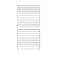 Persiana a lamelle orientabili 130cm per pergola triomphe, bianco