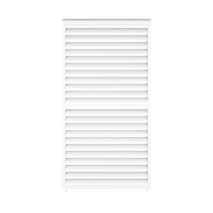 Persiana a lamelle orientabili 130cm per pergola triomphe, bianco