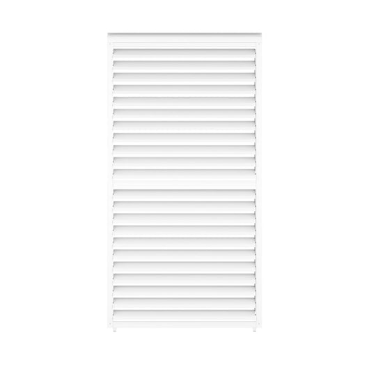 Persiana a lamelle orientabili 130cm per pergola triomphe, bianco