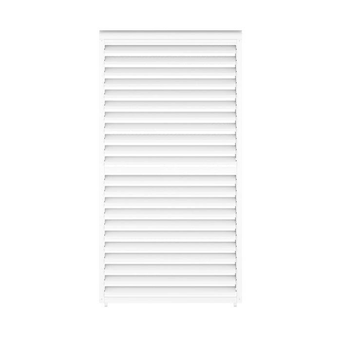 Persiana a lamelle orientabili 130cm per pergola triomphe, bianco