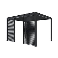 Persiana in alluminio da 130cm per pergola a lamelle triomphe,