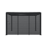 Persiana in alluminio da 130cm per pergola a lamelle triomphe,