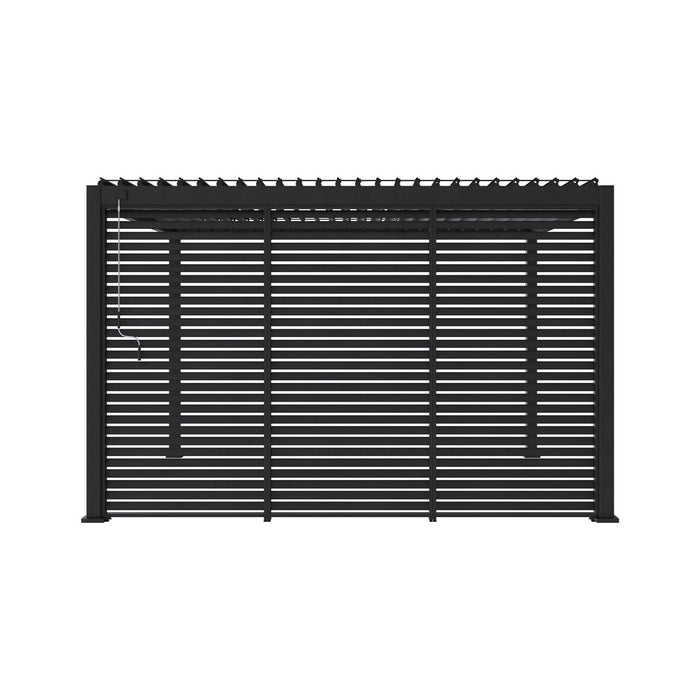 Persiana in alluminio da 130cm per pergola a lamelle triomphe,