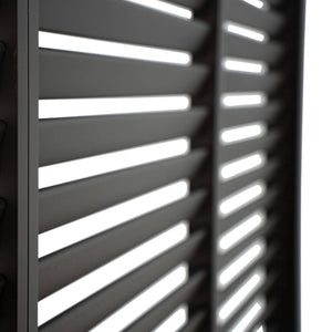 Persiana in alluminio da 130cm per pergola a lamelle triomphe,