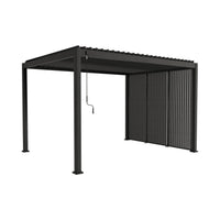 Persiana in alluminio da 130cm per pergola a lamelle triomphe,