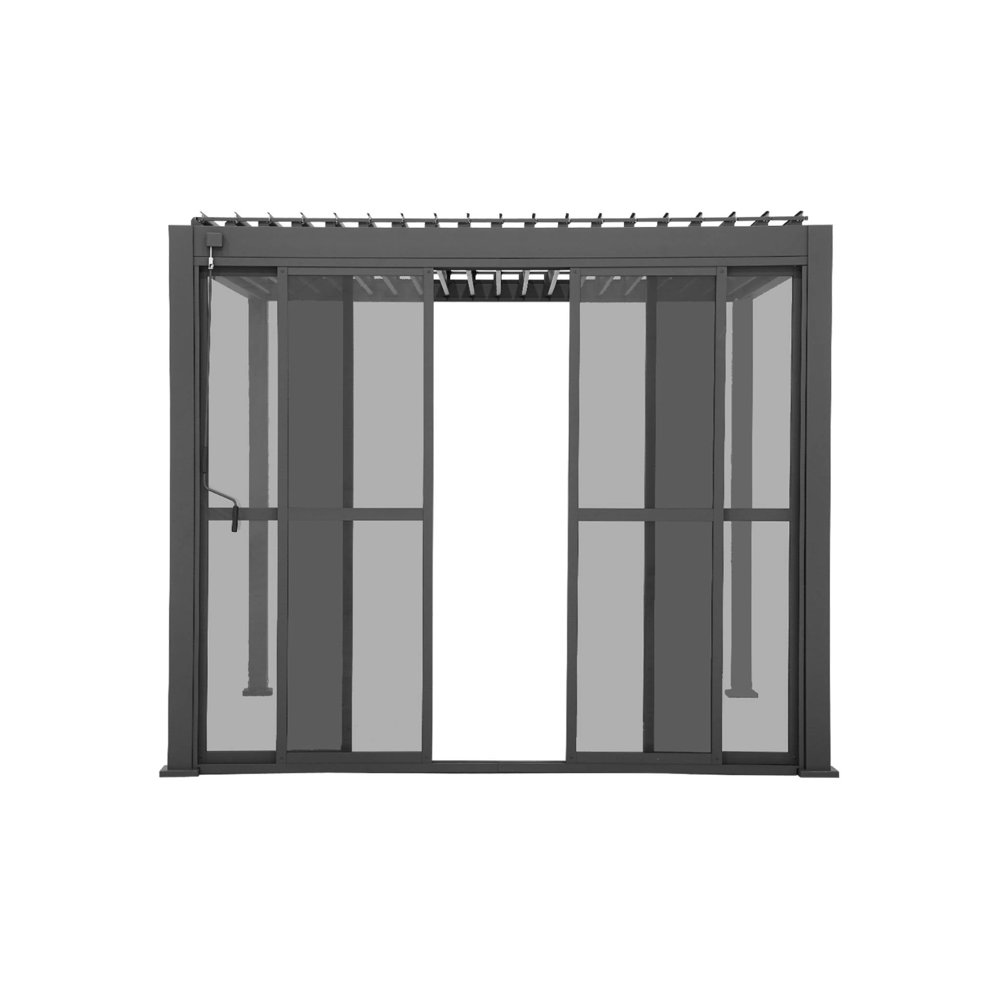 Porta scorrevole da 3 m per la pergola triomphe, antracite