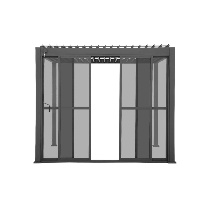 Porta scorrevole da 3 m per la pergola triomphe, antracite