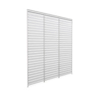 Set di 3 persiane 130 cm per pergola bioclimatica in alluminio 4x3m