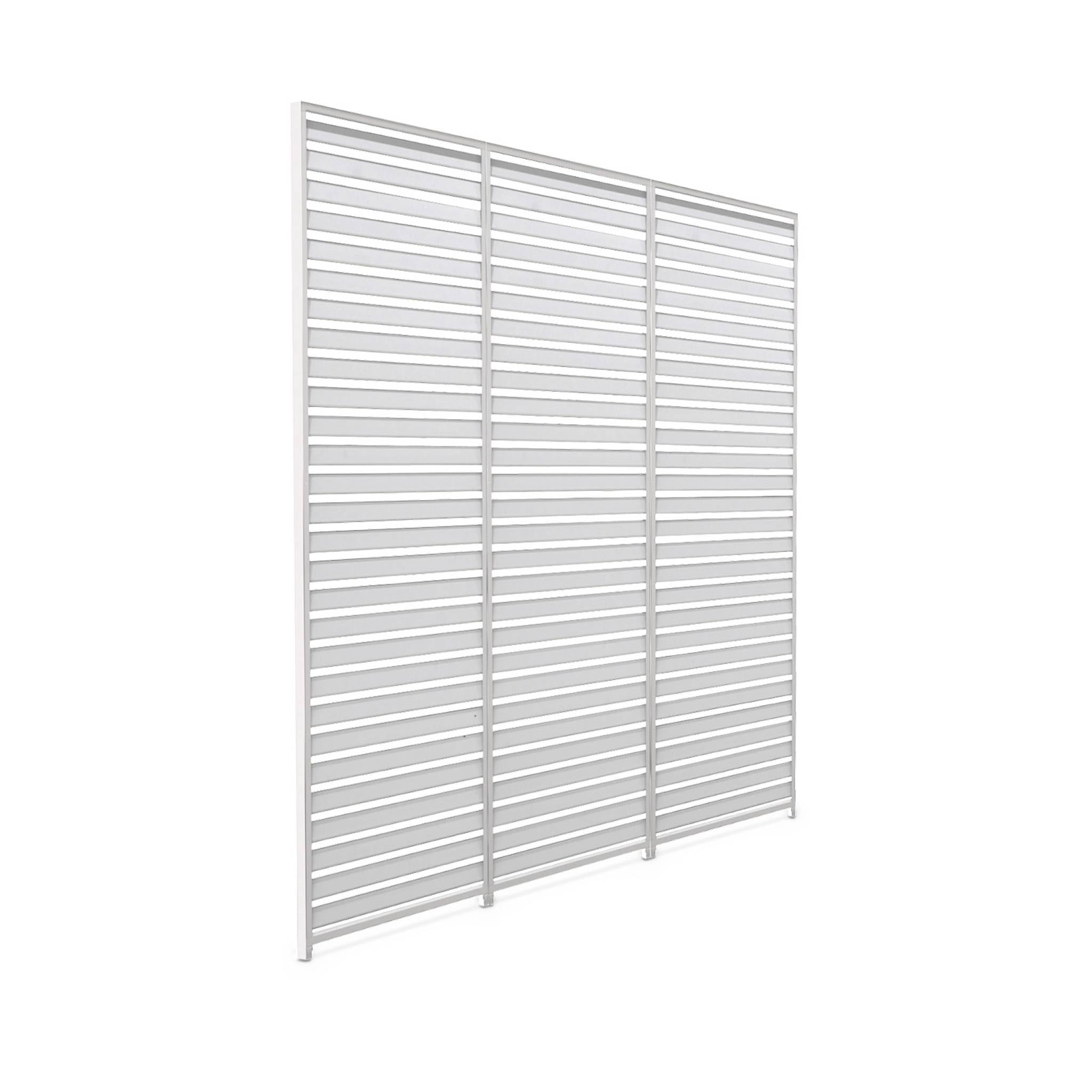 Set di 3 persiane 130 cm per pergola bioclimatica in alluminio 4x3m