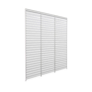 Set di 3 persiane 130 cm per pergola bioclimatica in alluminio 4x3m