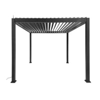 Pergola bioclimatica 3x3m elettrica in alluminio con illuminazione
