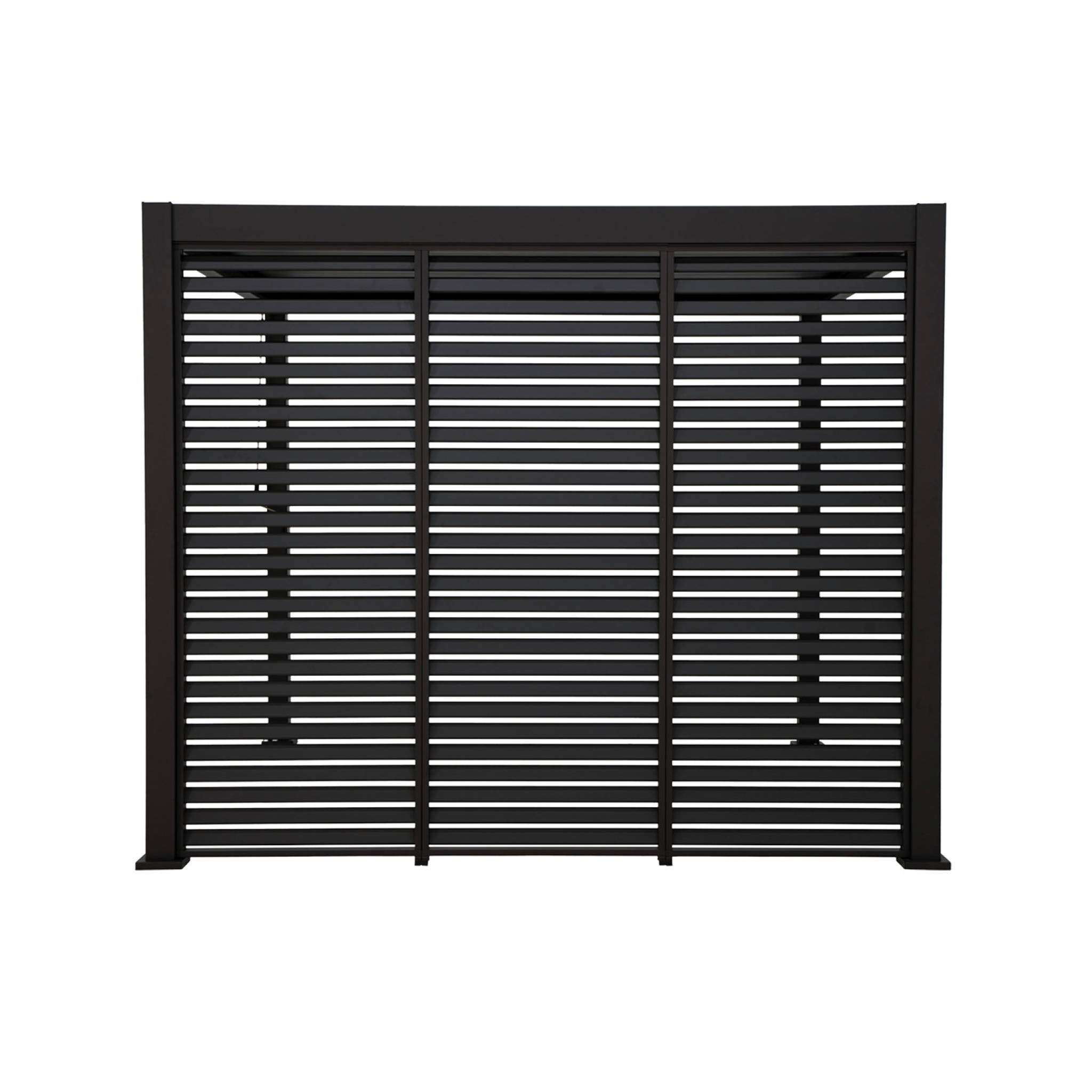 Pergola bioclimatica 3x3m in alluminio con lamelle orientabili v2 + 3