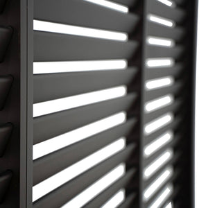 Pergola bioclimatica 3x3m in alluminio con lamelle orientabili v2 + 3