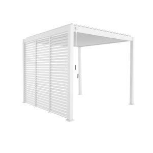 Pergola bioclimatica 3x3m in alluminio con lamelle orientabili v2 + 3