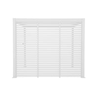 Pergola bioclimatica 3x3m in alluminio con lamelle orientabili v2 + 3