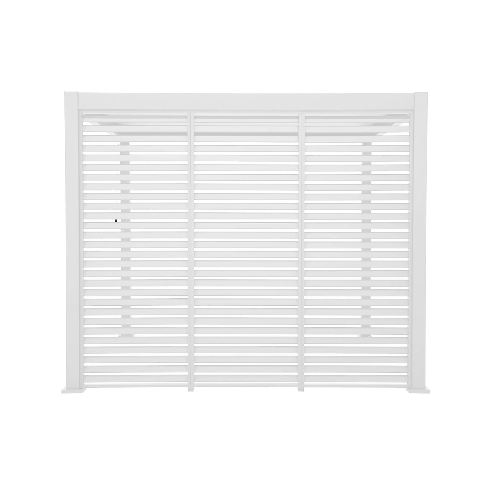 Pergola bioclimatica 3x3m in alluminio con lamelle orientabili v2 + 3