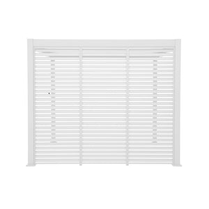 Pergola bioclimatica 3x3m in alluminio con lamelle orientabili v2 + 3