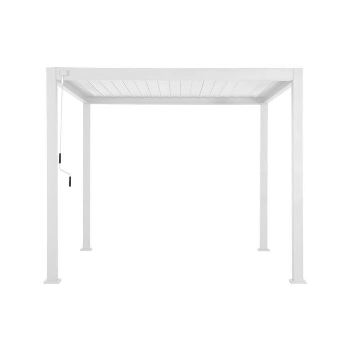 Pergola bioclimatica 3x3m in alluminio con lamelle orientabili v2 + 3