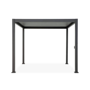 Pergola bioclimatica 3x4m in alluminio a lamelle orientabili,