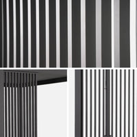 Pergola bioclimatica in alluminio 4x3m + 3 persiane verticali 130cm ,