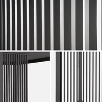 Set di 3 persiane verticali 1.3m per pergola bioclimatica, antracite