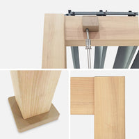 Pergola bioclimatica 3x4m in alluminio a lamelle orientabili, marrone