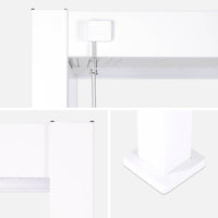 Pergola bioclimatica 3x4m in alluminio a lamelle orientabili, bianco