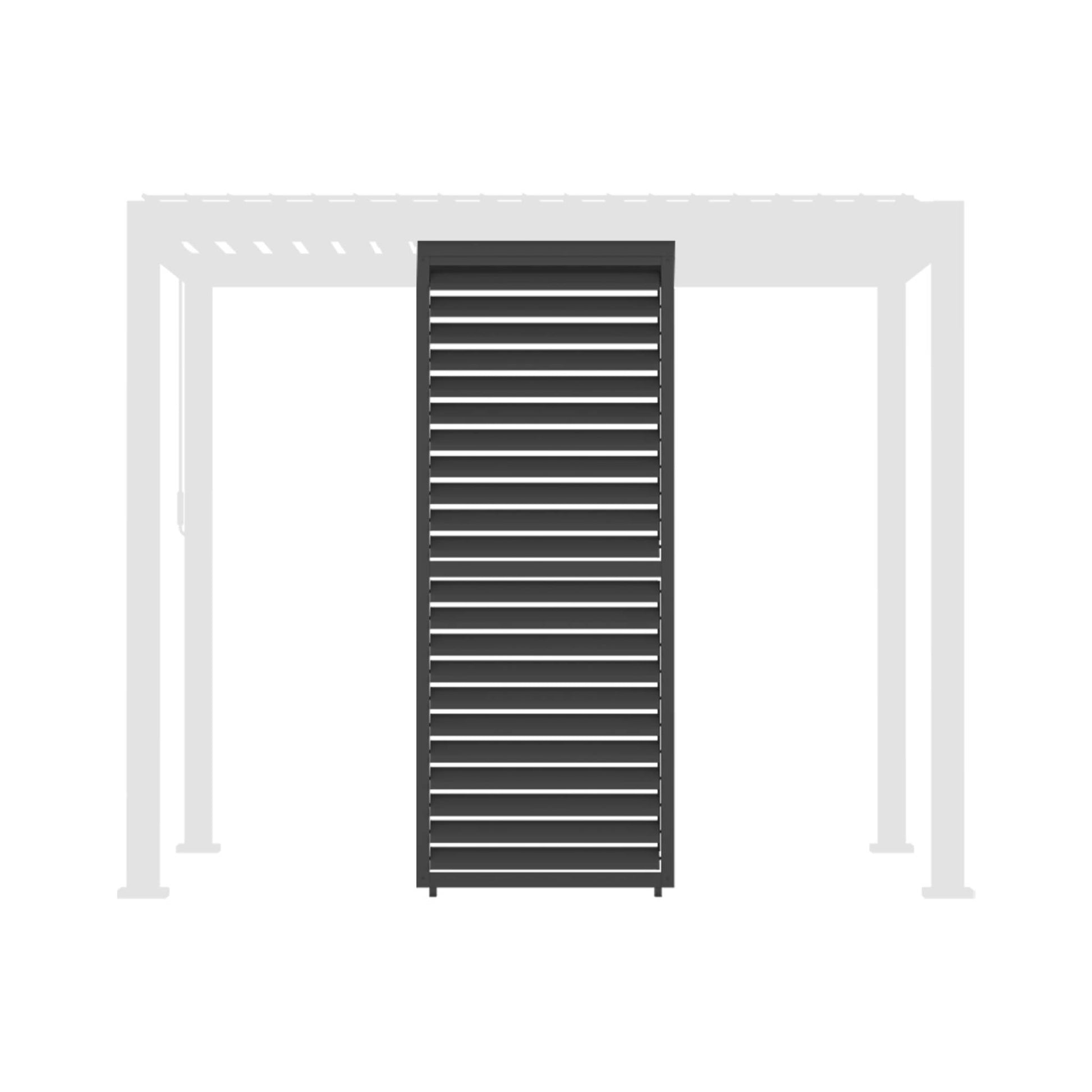Persiana in alluminio da 100cm per pergola bioclimatica triomphe,