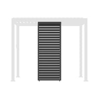 Persiana a lamelle orientabili 100cm per pergola bioclimatica