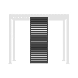 Persiana a lamelle orientabili 100cm per pergola bioclimatica