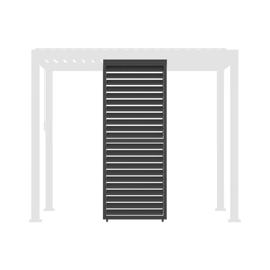 Persiana a lamelle orientabili 100cm per pergola bioclimatica