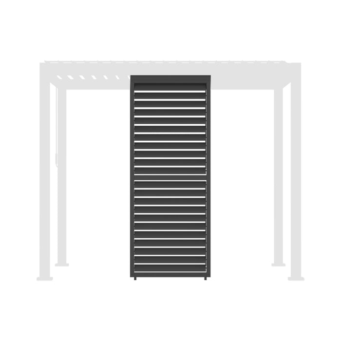 Persiana a lamelle orientabili 100cm per pergola bioclimatica
