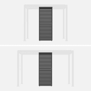 Persiana a lamelle orientabili 100cm per pergola bioclimatica