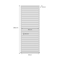 Persiana a lamelle orientabili 100cm per pergola bioclimatica