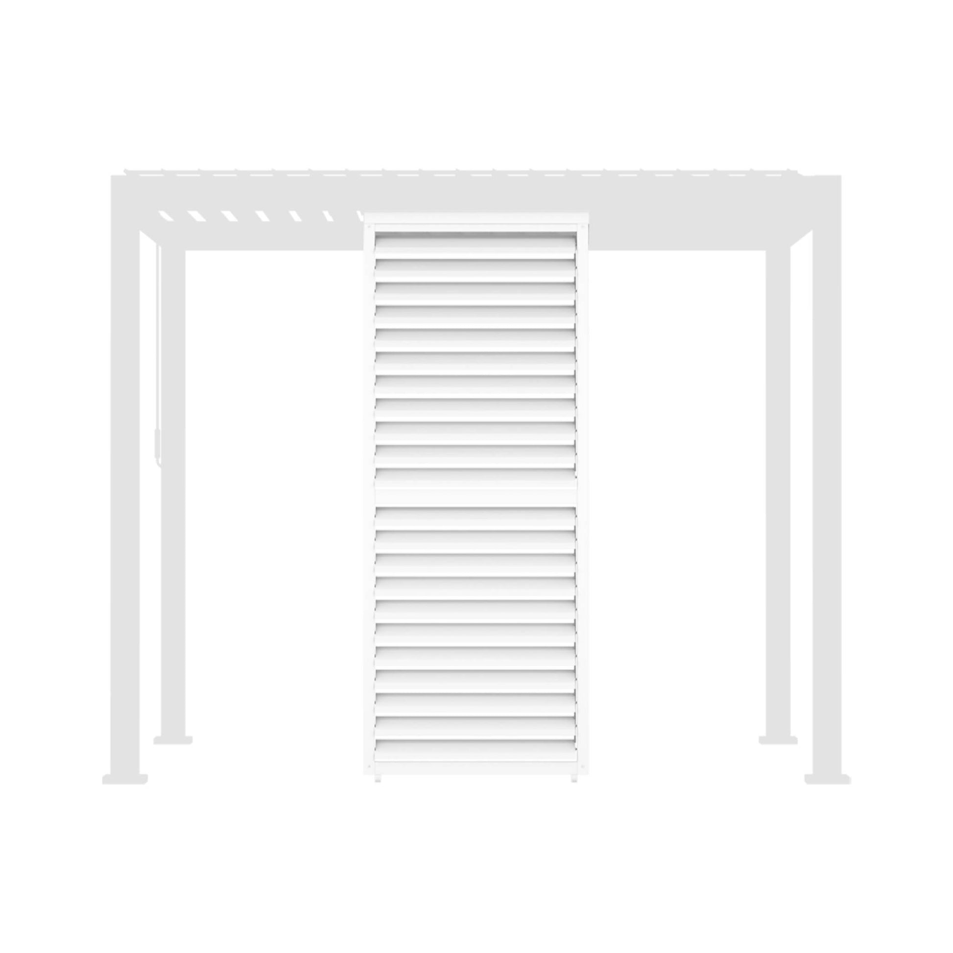Persiana a lamelle orientabili 100cm per pergola bioclimatica
