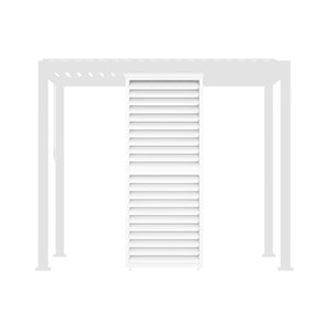 Persiana a lamelle orientabili 100cm per pergola bioclimatica